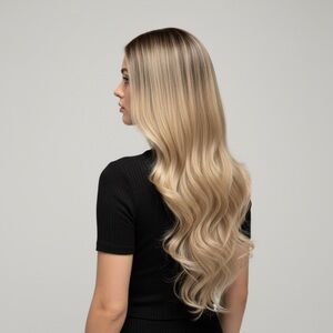 Elegant Blonde Ombre Hair Wig